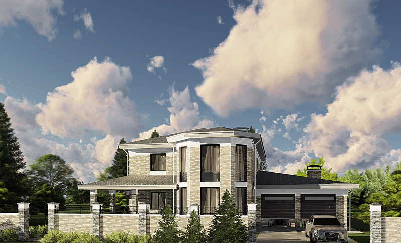 Проект дома 362 м2